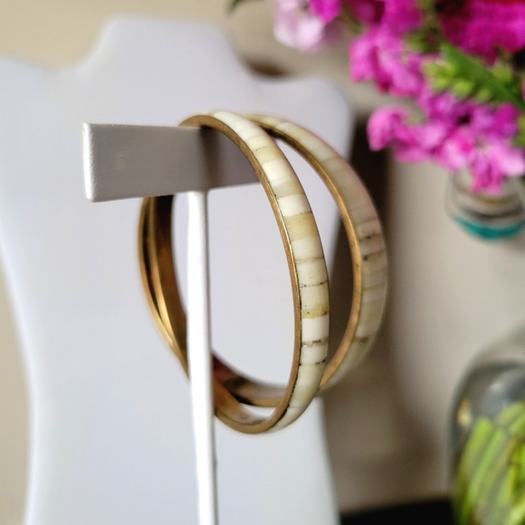 Bangles Bronze Horn set of 2 - Picture 1 of 4